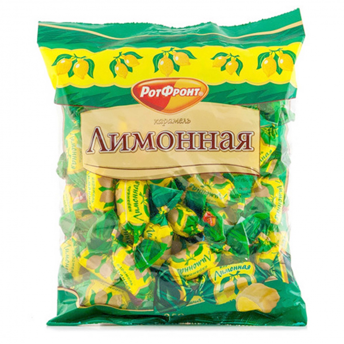 карамель лимонная 0,250*1шт! ПОШТУЧНО!(10шт.в корб.)