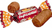 конфеты РАХАТ Шоколадно-вафельные неглаз.пралиновые 1кг*1шт! ПОШТУЧНО! (6шт  в корб. )