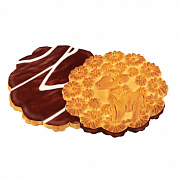 печенье КР телочка глазир.шоколад. 4,5кг.   Г 18