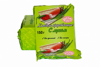 хлебцы СП ф.с луком 0,150*30п=4,5кг***