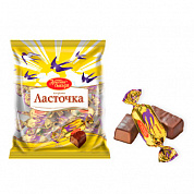 конфеты Ласточка 0,250*1шт! ПОШТУЧНО! (10 шт  в корб. ) Бабаевский