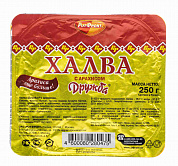 халва Рот Фронт Дружба с арахисом 0,250*1шт! ПОШТУЧНО! (21 шт  в корб. )