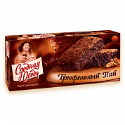 Пирог Трюфельный пай шоколадный 0,380*1шт! ПОШТУЧНО! (8 шт  в корб. )