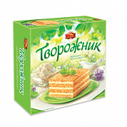 Торт Творожник 0,630*1шт! ПОШТУЧНО! (6 шт  в корб. )