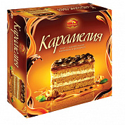 Торт Карамелия 0,660*1шт! ПОШТУЧНО! (6 шт  в корб. )