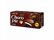 печенье ЛОТТЕ Чоко Пай КАКАО (в блоке 6шт=0,168гр) ПОШТУЧНО! (16 блоков в коробе)