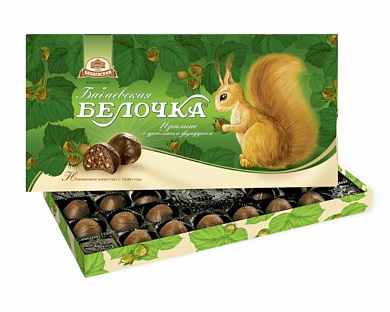 наборы Белочка 0,400*1шт!штучно! (8 шт  в кор.)Бабаевский