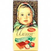 шоколад Красный Октябрь Алёнка фундук 0,100*14=1,4 кг (6 бл)