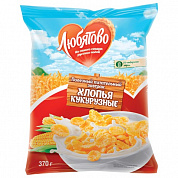 хлопья ПС кукурузные 0,370гр  ПОШТУЧНО! (9 шт  в корб. )