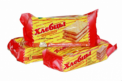 хлебцы хрустящие слоёные зерновые 0,1*20=2кг