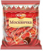 карамель москвичка в шоколаде 0,250*1шт! ПОШТУЧНО! (20 шт  в корб. )
