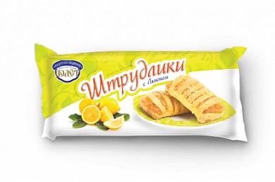 печенье Полет слоёный десерт штрудлики с лимоном 0,200*14=2,8кг***