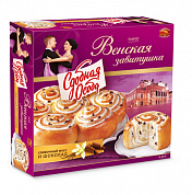 Пирог Венская завитушка вкус сливоч. мусс и шок. 0,420*1шт! ПОШТУЧНО! (12 шт  в корб. )
