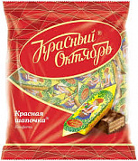 конфеты Красная шапочка 0,250*1шт! ПОШТУЧНО! (10 шт  в корб. ) Красный Октябрь