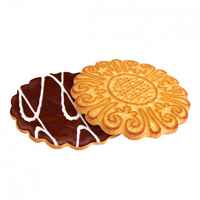 печенье КР кружева Василисы глазиров. 6,5кг ****  Г02