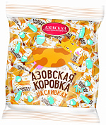 конфеты АЗ азовская коровка на сливках 1кг  ПОШТУЧНО! (4 шт  в корб. )